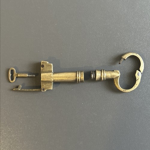 Rare antique brass watchman - antique,