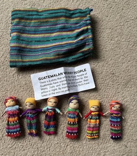 Guatemalan worry dolls - guatemalan,
