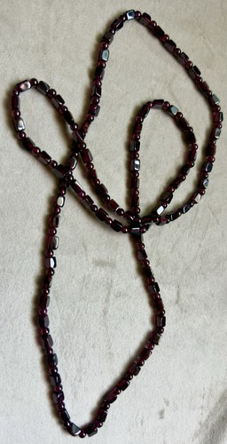 Vintage pyrope garnet bead - vintage,