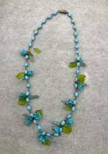 Vintage Murano Venetian blue