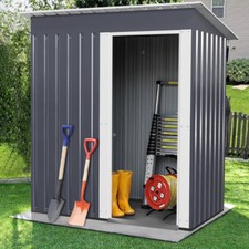 5 x 3ft Metal Garden Shed