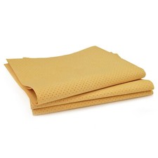2 x Large Perforated Synthetic Chamois Shammy Leather Car Cleaning Drying Cloth