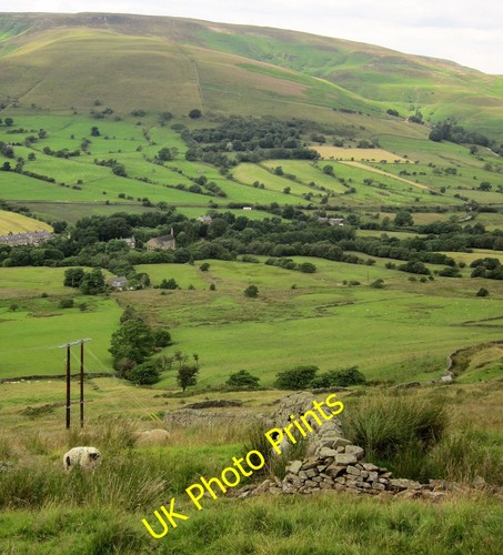 Photo 12x8 vale edale - edale, from