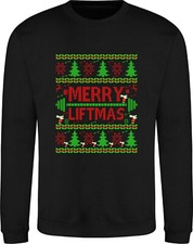 Merry Liftmas Christmas Jumper