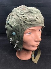 Original Royal Air Force RAF Cold War Period G Type Green Jet Flying Helmet 22C