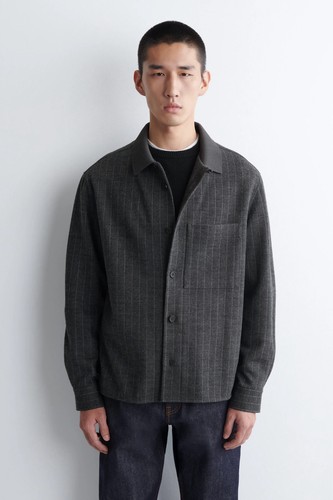 Cos relaxed grey pinstriped - cos,