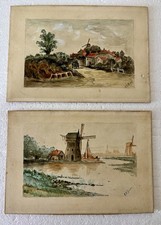 Antique Original Watercolours