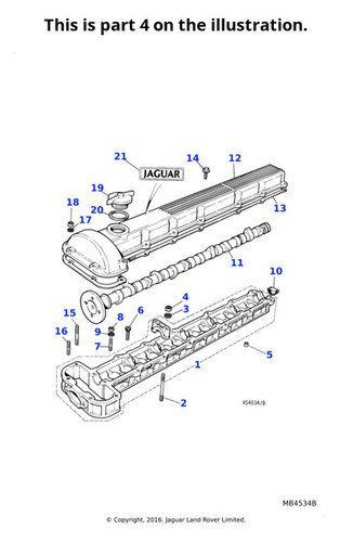 Jaguar genuine 10x nut secure - genuine,