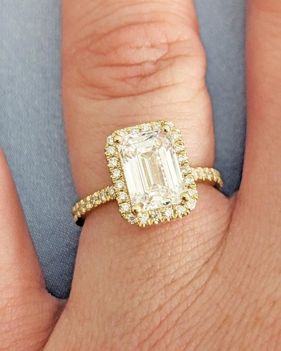 Diamond wedding ring - diamond, igi