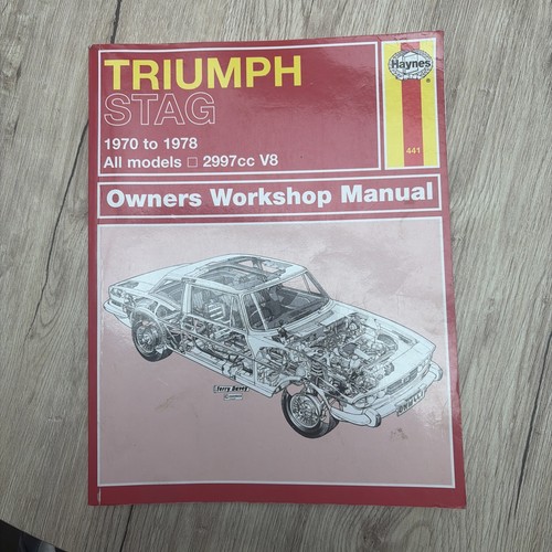 Triumph stag owner workshop - stag, owner's