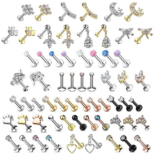 Threadless push cartilage - threadless,