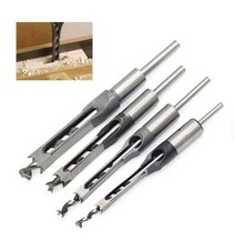 4pc Square Mortice Drill Bit
