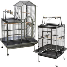 Extra Large Cage Large Open Playtop Parrot Bird Cage for Cockatiels with Stand