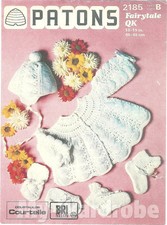 baby vintage knitting pattern