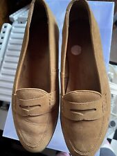 Vintage Bass ladies suede shoes 1960s Mod