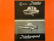 Original Meadows Sales Brochure For The Frisky & Friskysport