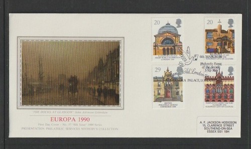 1990 sg1493 silk fdc - gb,