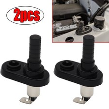 2PCS Universal Car Boat Door Jamb Dome Light Hood Flange Mount Pin Switch