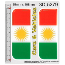 2 Kurdistan Flag Kurdish Sun