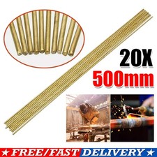 Solder Low-Temperature+1.6*500mm 20*Brass Welding Rods Wire-Brazing Easy Melt UK
