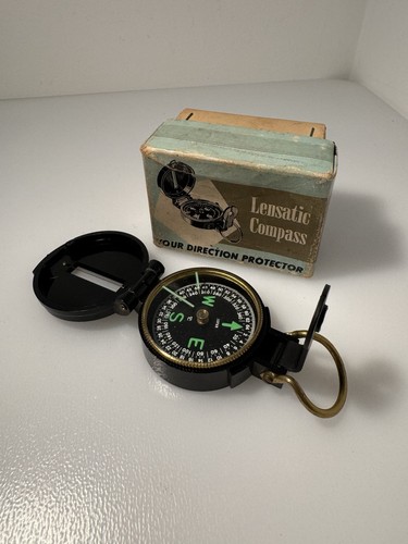 Vintage 1960s stesco lensatic - stesco,