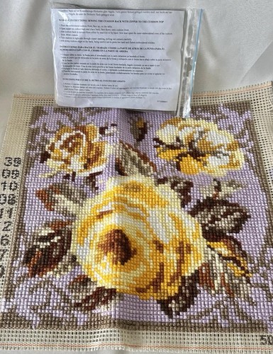 Vervaco needlepoint yellow - needlepoint,