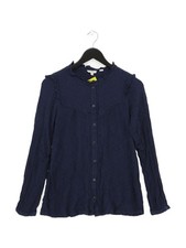 FatFace Women's Blouse UK 14 Blue 100% Other Basic
