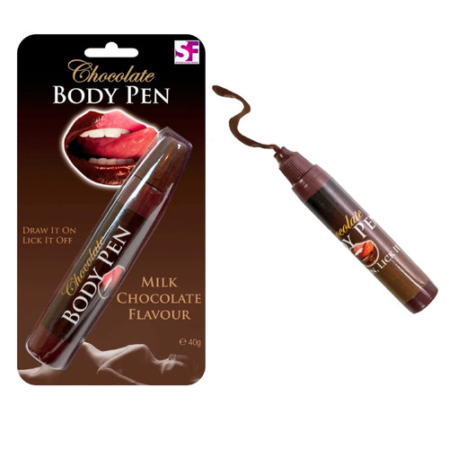 Chocolate body pen edible - chocolate,
