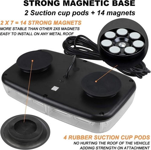 Led warning strobe - strobe, amber