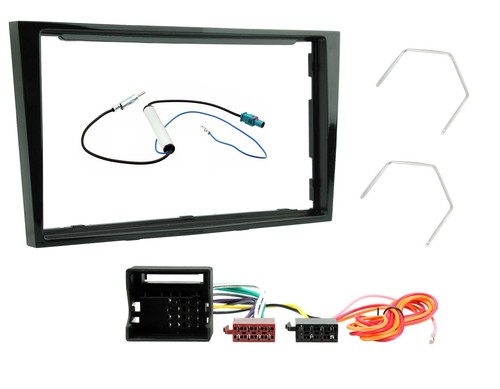 Double din piano black - double, stereo