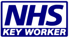 NHS Key Worker Decal – 10% Donation, No Background, Multiple Sizes Available!