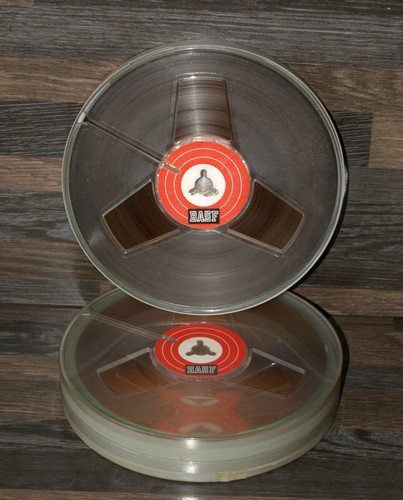 One used basf recording reel - used,