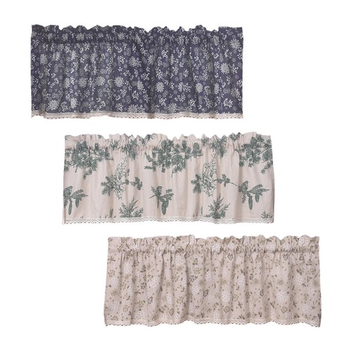Valance curtain vintage rod - curtain,