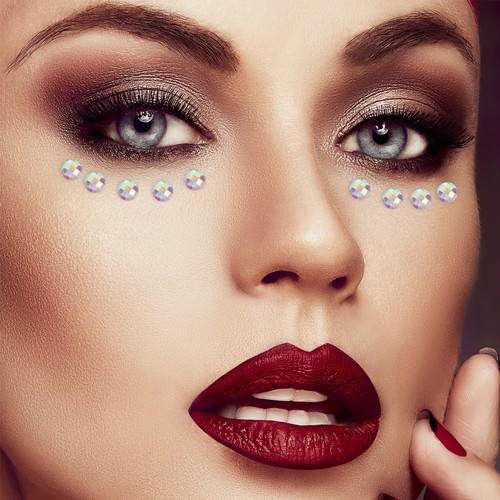 Sheets face jewels stick on - sheets,