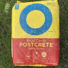 Blue circle postcrete - postcrete, ready