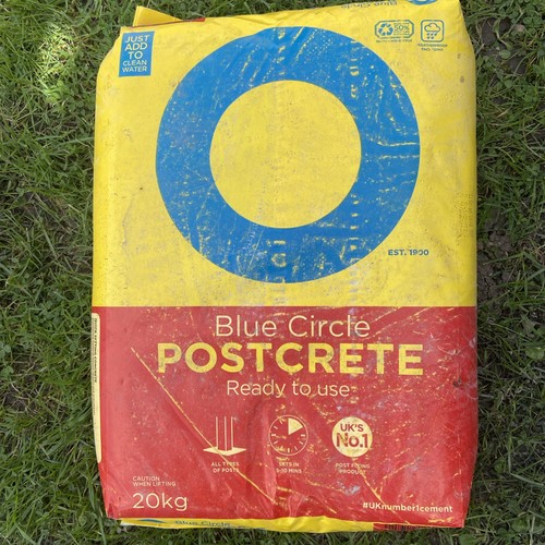 Blue circle postcrete - circle,