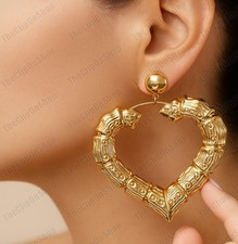 CLIP ON 7cm JUMBO BAMBOO HOOP