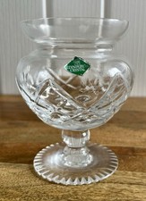 Vintage Edinburgh Glass - Clear Crystal Cut Glass Bowl Thistle Vase? 4.5”