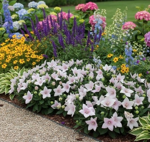 Platycodon grandiflorus pink - grandiflorus,