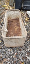 Old Vintage Galvanised Water Trough / tank