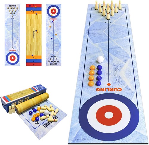 Tabletop curling game - in,