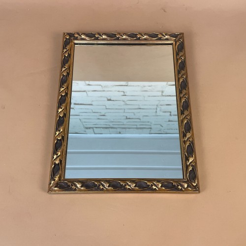 Vintage wooden wall mirror - vintage,