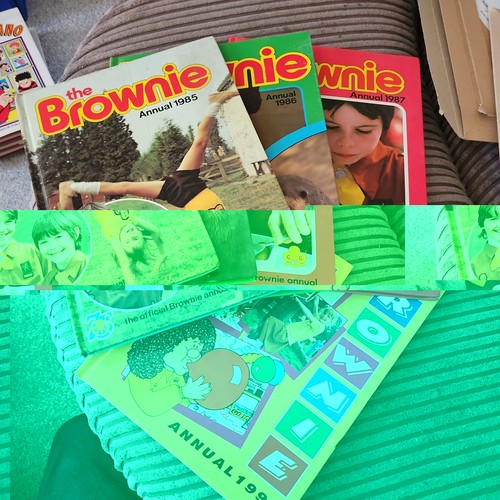 Brownie annuals 1985 1986 - brownie,