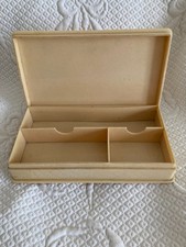 Vintage Plastic Celluloid Hinged Vanity box
