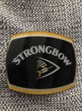 VINTAGE Strongbow Cider Font PUMP BADGE LENS T BAR BEER PUB