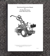 990-5 Walk-Behind Tractor Rear