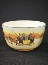 A Royal Doulton Coaching Days Series Ware Sugar Bowl