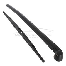 Rear Windscreen Wiper Arm & Blade Set 15" Inch Skoda Fabia Hatchback 2000-2007