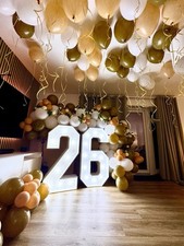 4FT LIGHT UP NUMBERS FOR HIRE