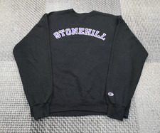Champion Stonehill College Black Jumper Adults- Medium
